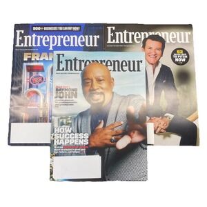 Entrepreneur Magazine Lot of 3 March April 2026 Franchise 500 Daymond John